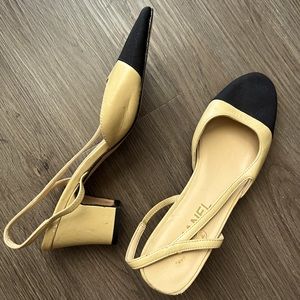 Chanel slingback heels